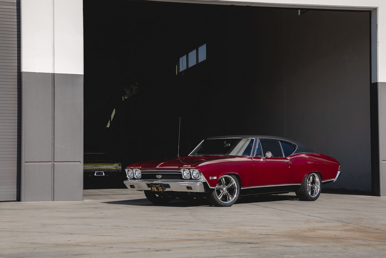 1968 Chevrolet Chevelle American Racing BOSS TT Gray Wheel Pros